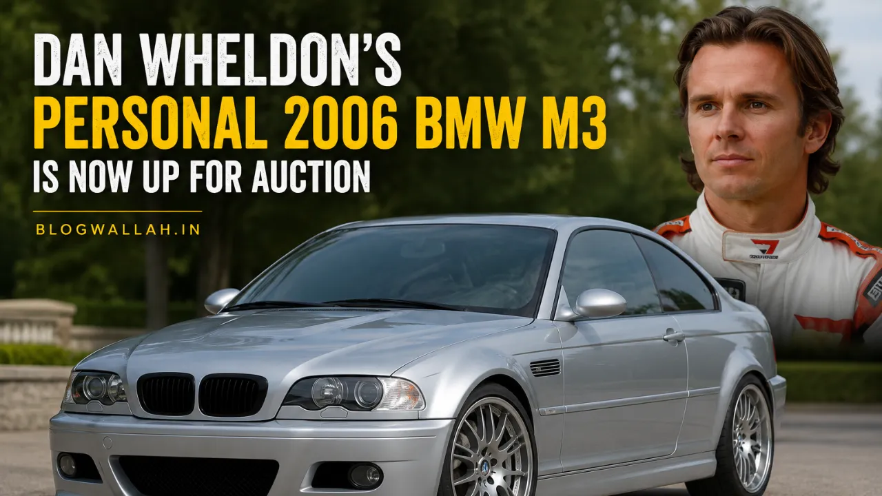 2006 BMW M3 in Carbon Black metallic paint, formerly owned by Indy 500 champion Dan Wheldon, listed on Bring a Trailer - Blogwallah.in
