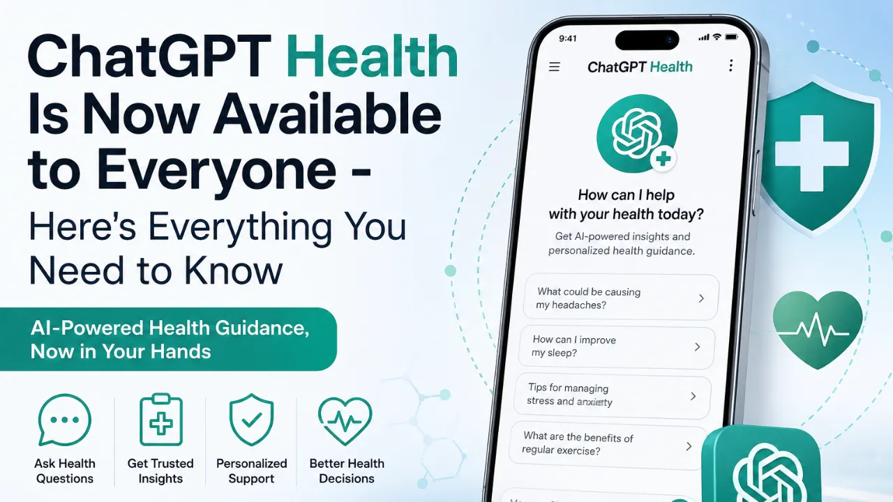 ChatGPT Health feature interface showing connected health data