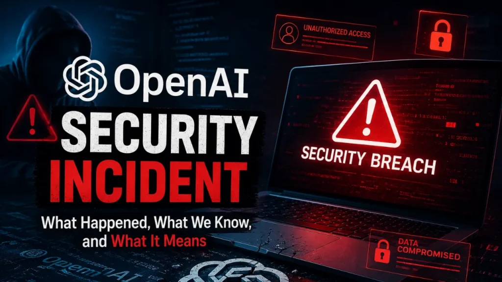 OpenAI security incident