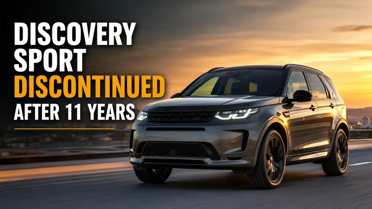 2026 Land Rover Discovery Sport luxury SUV discontinued after 11 years of production